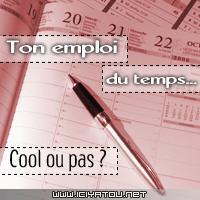 moi sava mé sa seré mieu 11H00 / 14H30 tou lé jour lol 